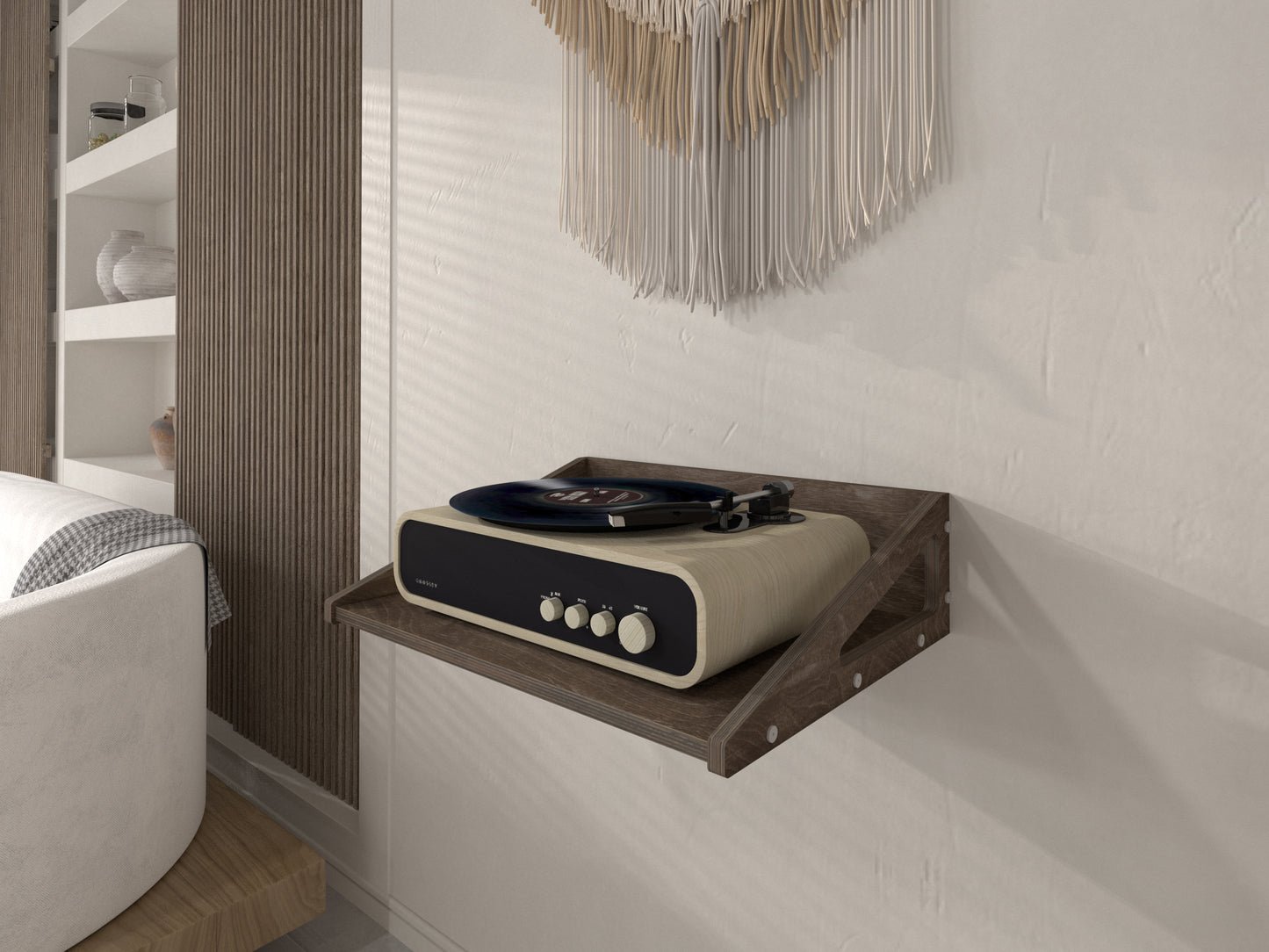 Floating Record Player Stand